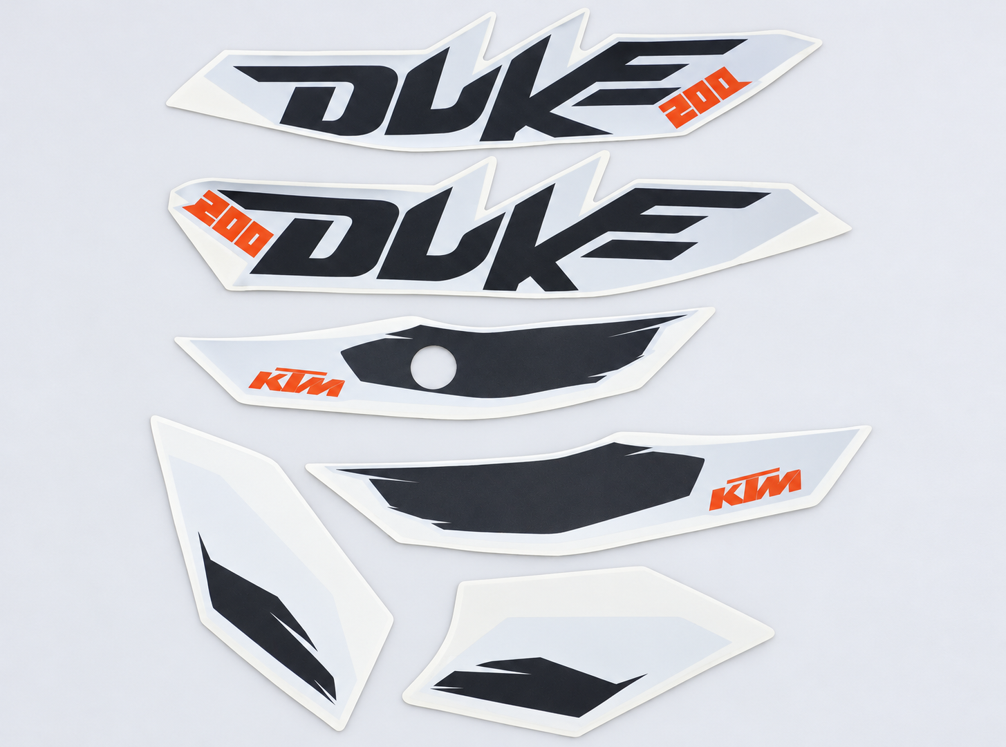 Side Fairing Graphics Decals Sticker Kit Compatible With KTM RC 390